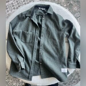 Anian Button-Up wool Shirt jacket